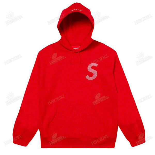 21SS /シュプリーム偽物 Swarovski S Logo Hooded Sweatshirt Sロゴ