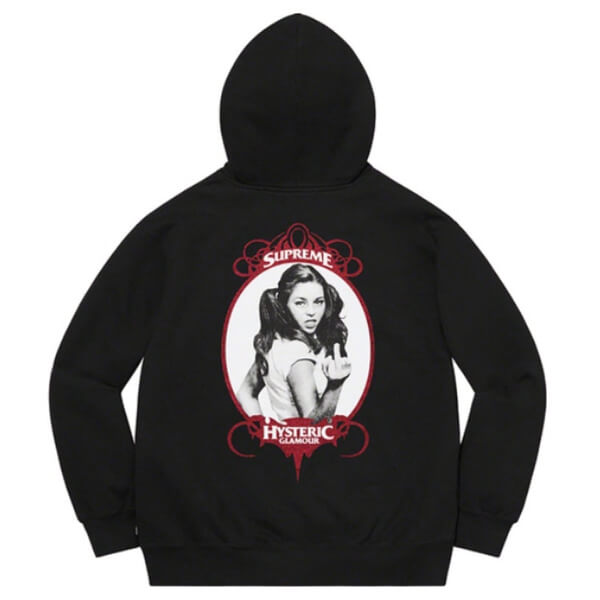 シュプリーム x ヒステリックグラマー★ジップアップフーディ