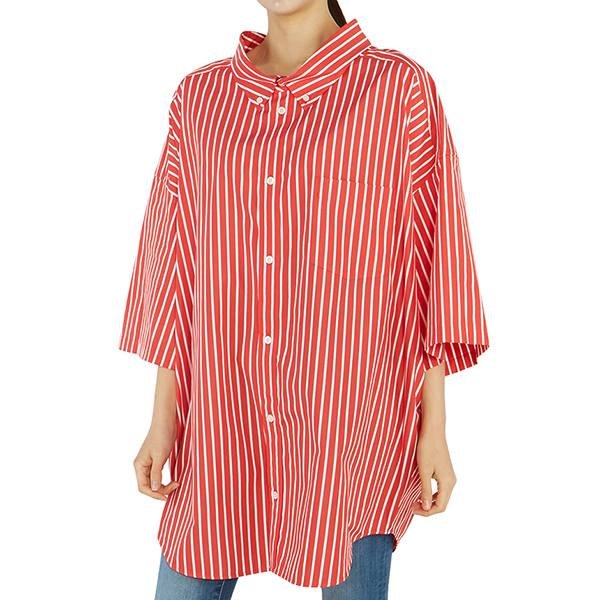 バレンシアガ  Stripe Cocoon Swing オーバーフィット シャツ コピー 622051