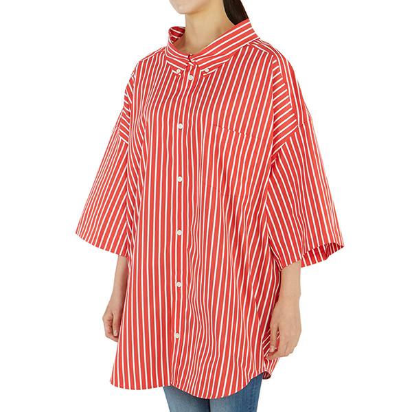 バレンシアガ  Stripe Cocoon Swing オーバーフィット シャツ コピー 622051