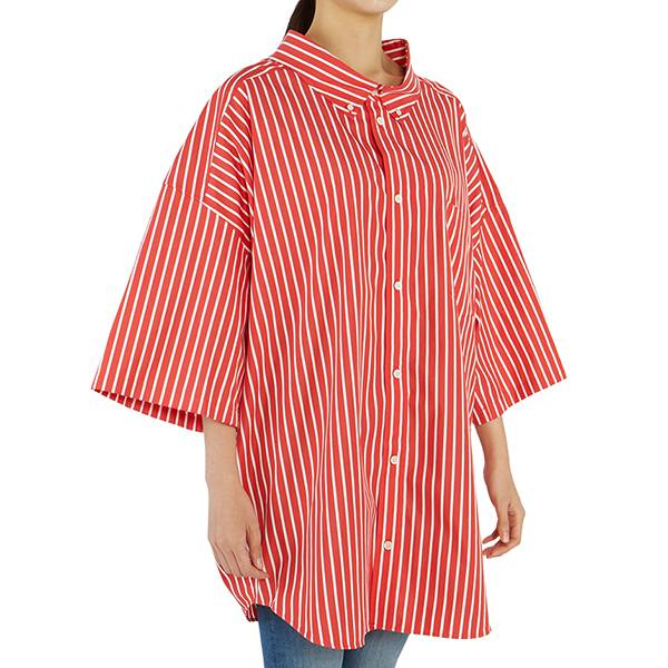 バレンシアガ  Stripe Cocoon Swing オーバーフィット シャツ コピー 622051