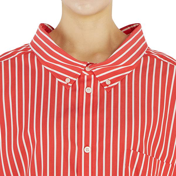 バレンシアガ  Stripe Cocoon Swing オーバーフィット シャツ コピー 622051