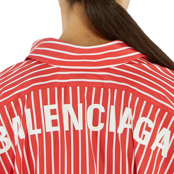 バレンシアガ  Stripe Cocoon Swing オーバーフィット シャツ コピー 622051