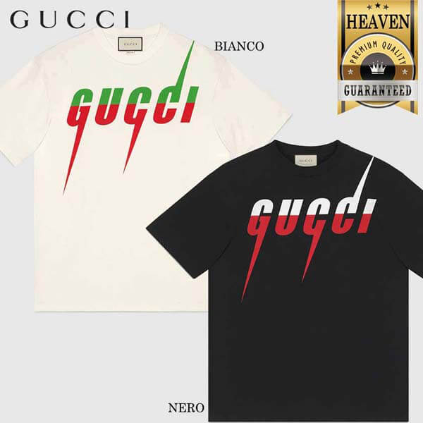 累積売上総額第1位【グッチ★20春夏】Tシャツ W/ グッチ BLADE