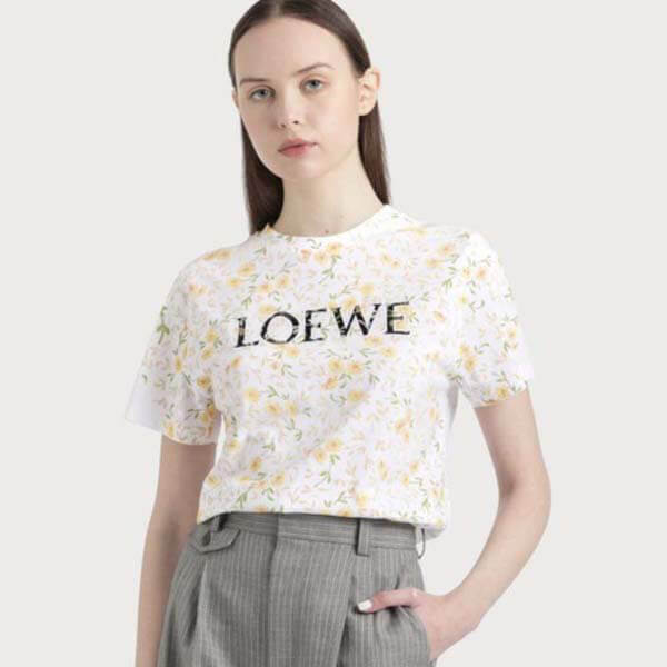 【VIPセールで奇跡!少数のみ!】ロエベプリントTシャツコピー