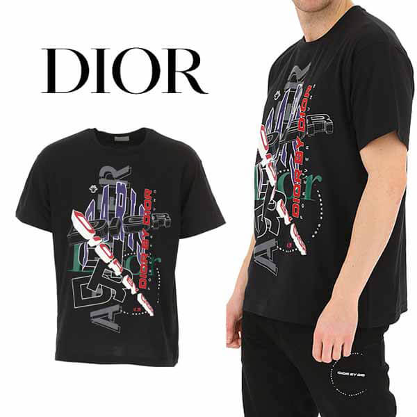 ATELIER?ディオール偽物 BY ディオールのグラフィックプリントT☆