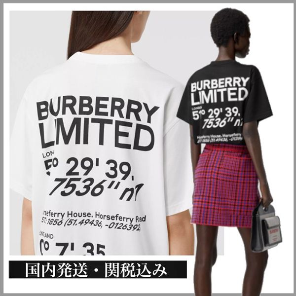 バーバリー新作 コーディネートプリントコピー Tシャツ80372921