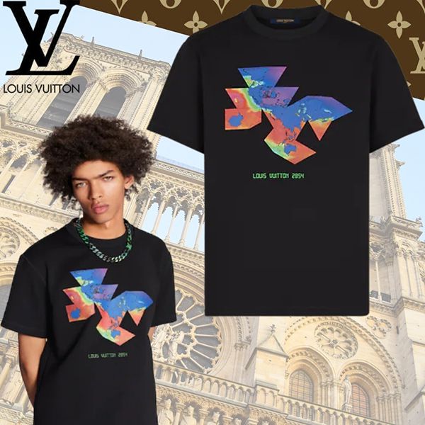 ☆新作☆ルイヴィトン?フラワープリントTシャツ 1A8H32