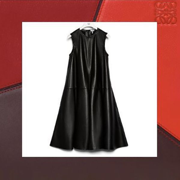 21AW☆ ロエベ フレア コピーミディ ドレス Black