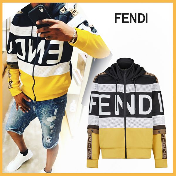 【フェンディ】マルチカラーアセテートコピー スウェット★トレーナー FAF583AD31F0G8T