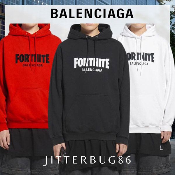 限定コラボ?バレンシアガ x フォートナイトコラボ パーカー 偽物 600583TLVO41070