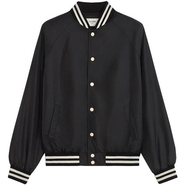 完売必至！テテ?ィシ?ャケット 偽物?セリーヌ ロゴ入りライトナイロンテディブルゾン 2W365495M 38NO