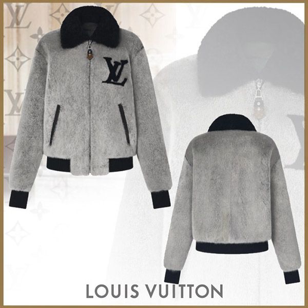 ★日本!!人気!ルイヴィトン LVミンク ボンバージャケット 偽物 1A91H7