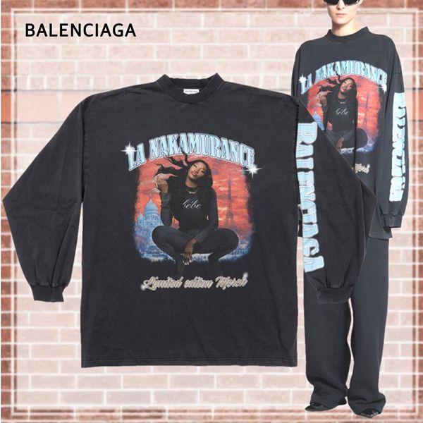 バレンシアガ Tシャツ コピー Music Aya Nakamura 長袖 ヴィンテージ693950TMV861055