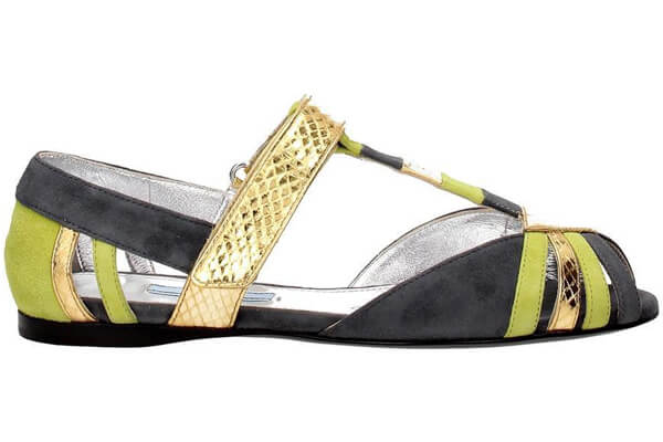 プラダ シューズ コピー レディースシューズ/女性 靴 サンダル スエードレザー＆レザー