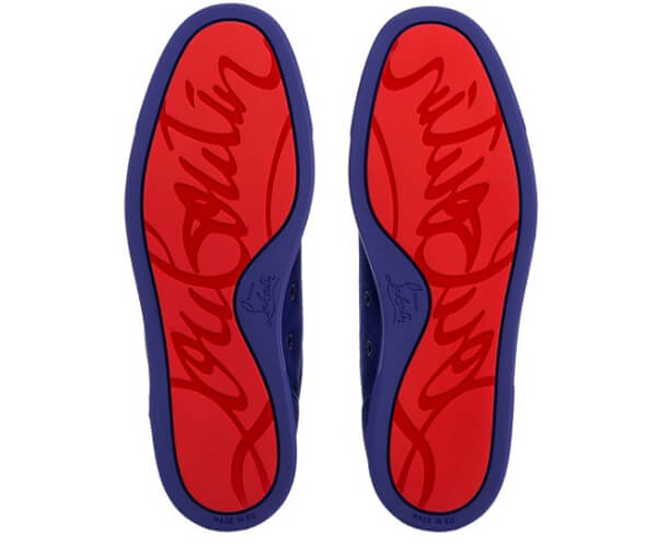 ルブタン 靴 コピー スエード Junior Spikes Men's Flat スニーカー