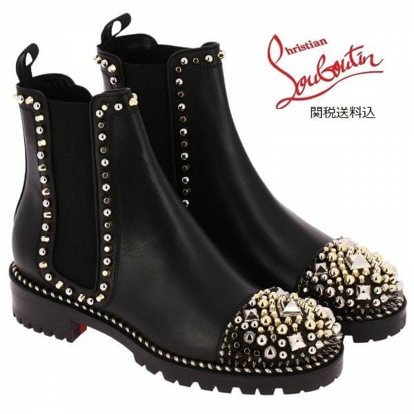 ディオール LOUBOUTIN ショートブーツ・ブーティ Chasse A Clouチェルシーブーツ ルブタン 靴 コピー