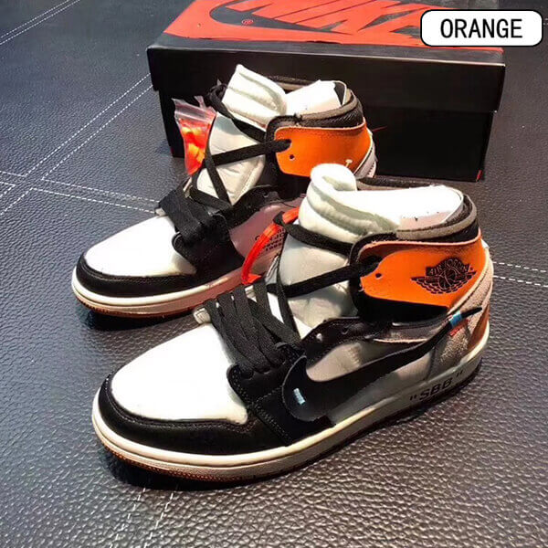 オフホワイト コピー OFF-WHITE ナイキ AIR JORDAN SBB SHOELACESスニーカー 橙色