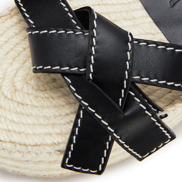 ロエベ サンダル 偽物 ☆ロエベ☆Gate Wedge Espadrille 厚底サンダル♪ 453.10.3552