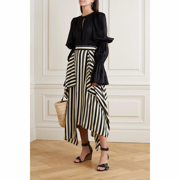 2020新作 ロエベ シューズ 偽物 ロエベ Gate Wedge Sandal 80 厚底 ウェッジサンダル 453.10.637 45310637