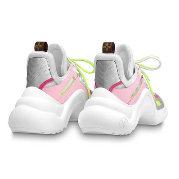 ルイヴィトン スニーカー コピー LVアークライト スニーカー 1A65JQ レザーとテクニカルファブリック