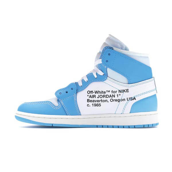 2020新作大人気 ナイキ ジョーダン オフホワイト パーカー 偽物 コラボス  ナイキJordan 1 Retro High Off-White University BlueAQ0818-1481