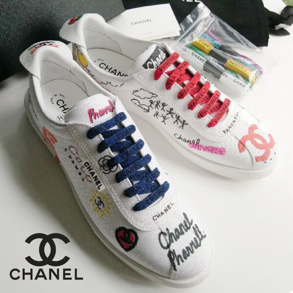 シャネル スニーカー 偽物 ファレル Pharrell シャネル 激レアスニーカー