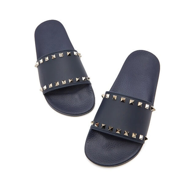 【VALENTINO ヴァレンティノ サンダル コピー】rockstud slides 0873 JGC