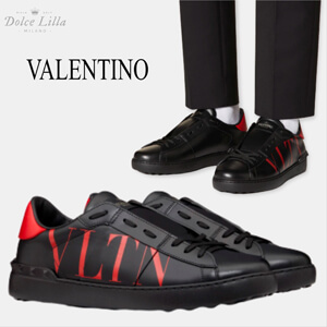 VALENTINO ヴァレンティノ スニーカー コピー ガラヴァーニ オープン スニーカー VLTN プリント TY2S0830XZU0SM