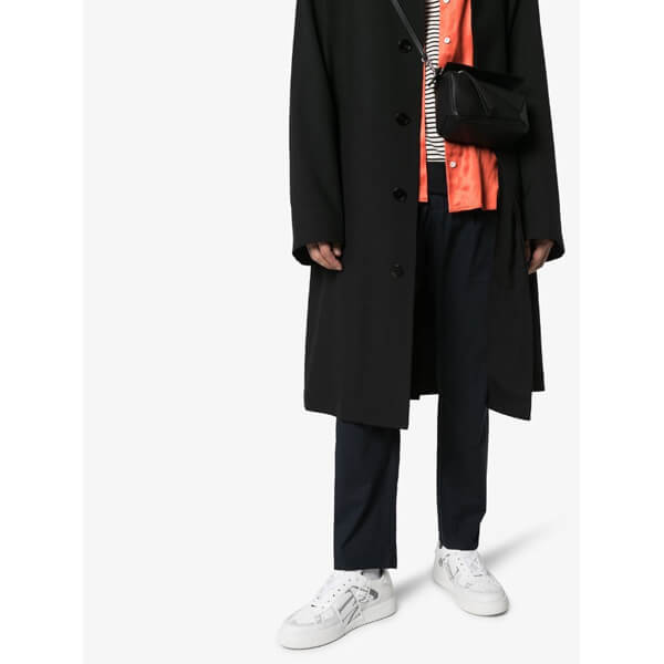 ◆VALENTINO◆VL7N ヴァレンティノ スニーカー 偽物 カーフスキン&リボン スニーカー