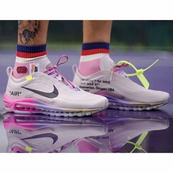 オフ ホワイト ナイキ エアマックス スーパーコピー スニーカー ナイキ ランニングシューズ Off-White エアマックス97 AJ4585-600