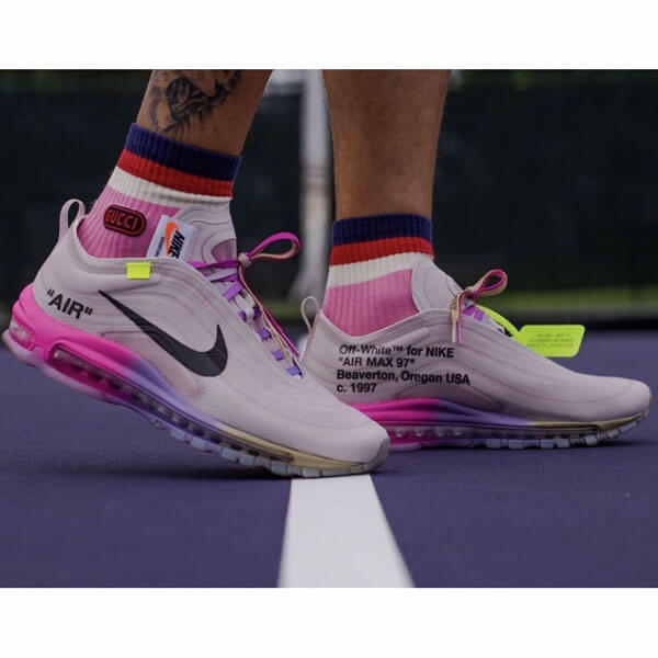 オフ ホワイト ナイキ エアマックス スーパーコピー スニーカー ナイキ ランニングシューズ Off-White エアマックス97 AJ4585-600