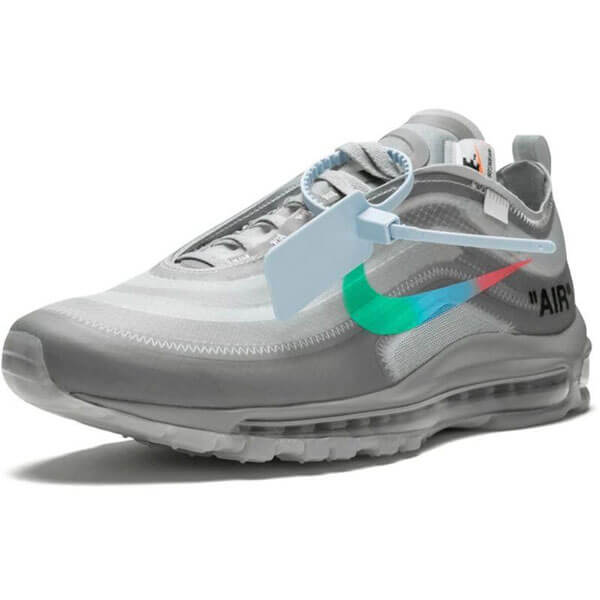オフホワイト 偽物 ナイキ エアマックス スニーカー Off-White ナイキ Air Max 97 Menta オフホワイト エアマックス97 AJ4585-101