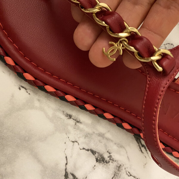 シャネル サンダル コピー ココマークチェーンサンダル