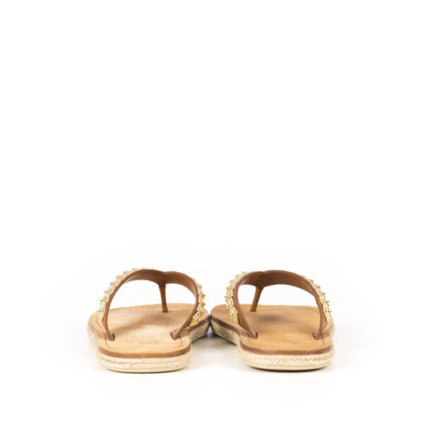 ルブタン 偽物レザーピラクロス フラットサンダル 革のソール