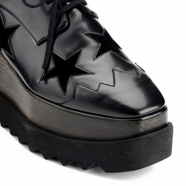 エリスシューズ 偽物 Stella McCartney★ELYSE STARS shoes black 