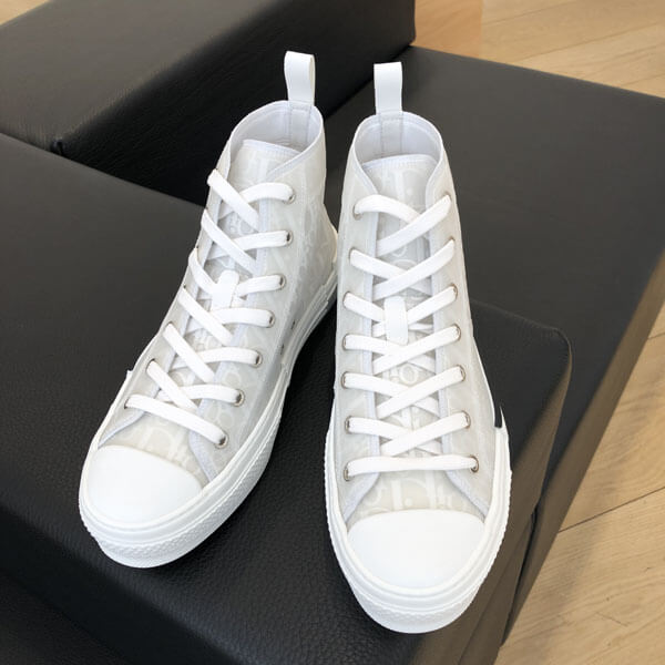 2019/20AW ディオール スニーカー 偽物 ハイカットス (White) 3SH118YNT_H060