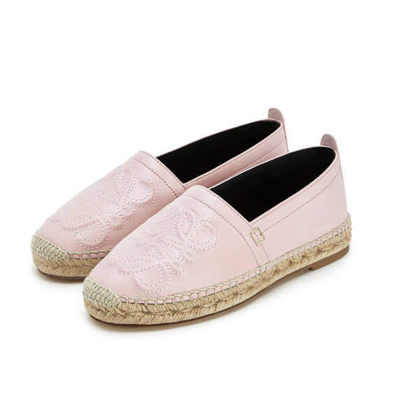 20/21★ロエベ★ロエベ Anagram Espadrille フラットシューズ偽物453.10.346