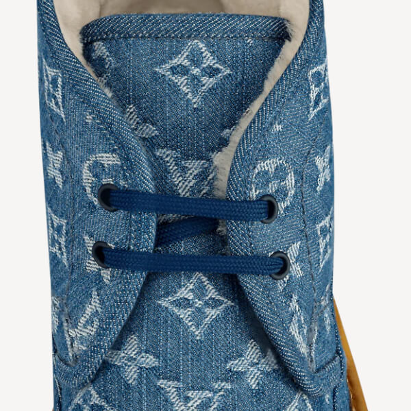 ルイヴィトン コージー・ライン アンクルブーツ 偽物