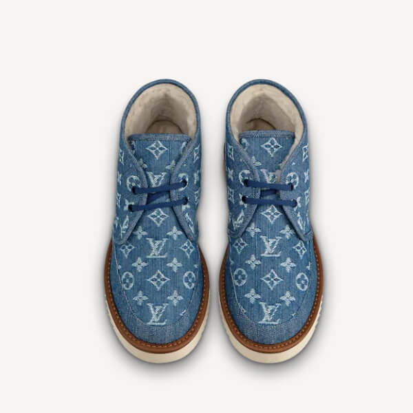 ルイヴィトン コージー・ライン アンクルブーツ 偽物