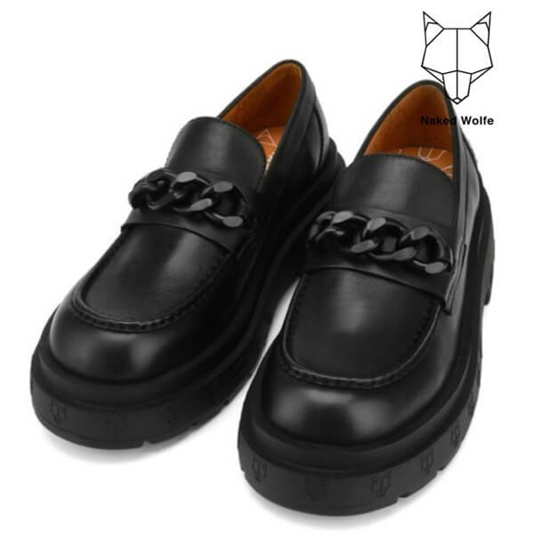 ネイキッドウルフコピー★ アマルフィ/ブラック/ローファー