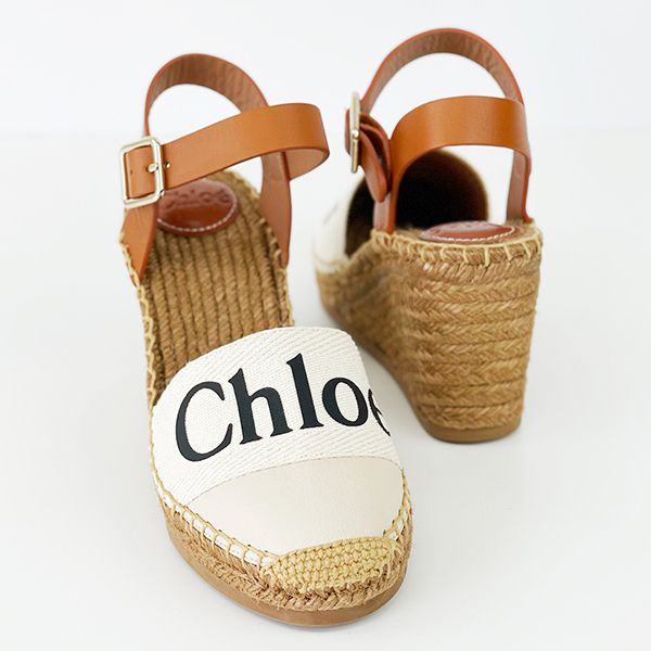★クロエ★WOODY エスパドリーユ ウェッジサンダルコピー♪ CHC21U448R4