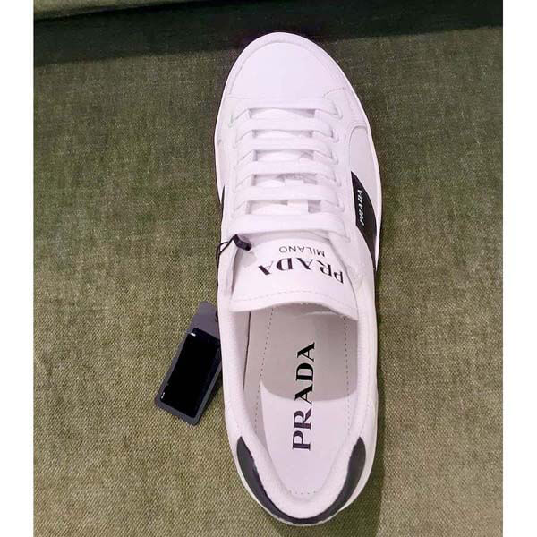 【セール】プラダ☆サイドライン&ロゴレザースニーカーコピー☆2EG354
