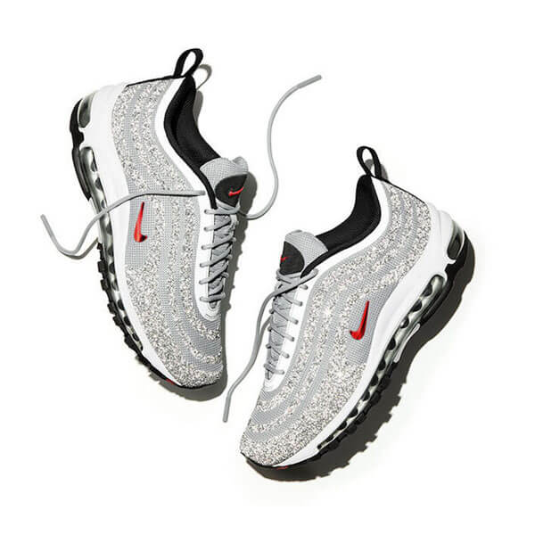 【ナイキ】コピー 超激レア Air Max 97 LX Swarovski Silver Bullet 927508-002