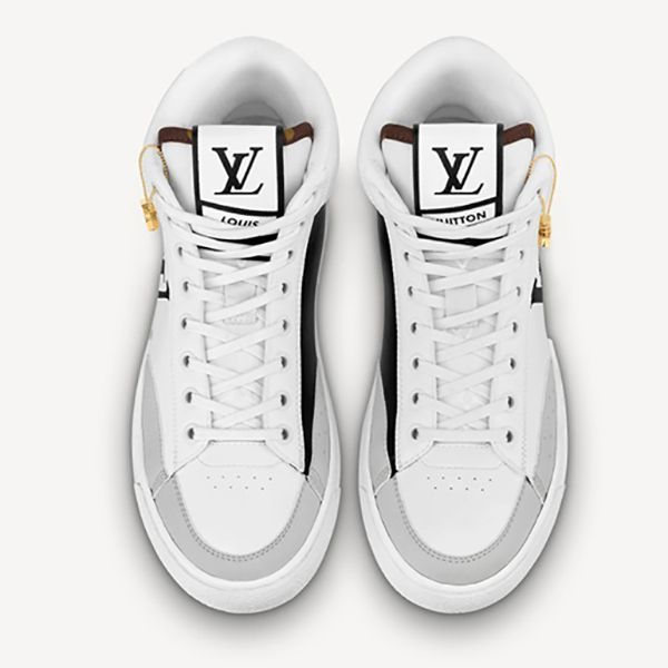 希少!!ルイヴィトン フォーリンラブ ハイトップ偽物 スニーカー 白 1A99B1