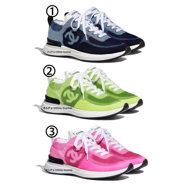 《新作限定♪早い者勝ち♡》シャネル デニム&スエードスニーカー コピー