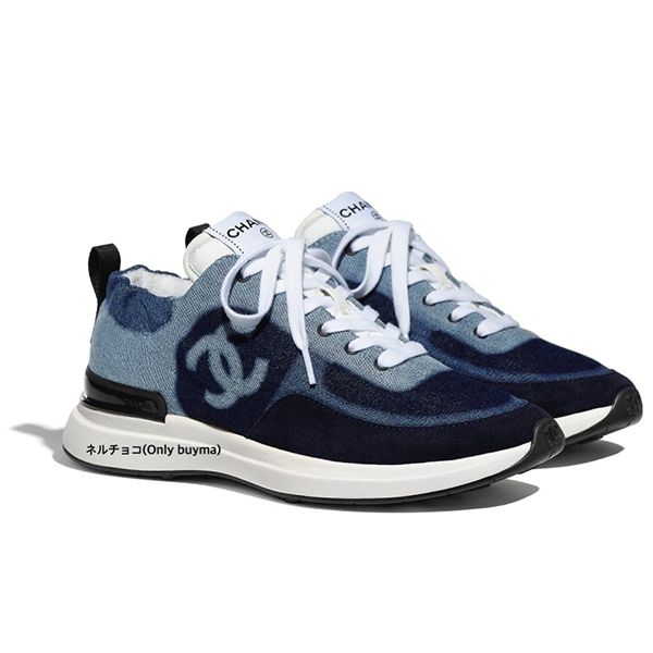 《新作限定♪早い者勝ち♡》シャネル デニム&スエードスニーカー コピー