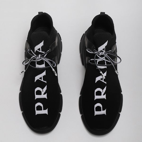 関税負担なし☆プラダ ニットファブリック スニーカー 偽物 4E3492 3V98 F0IAU