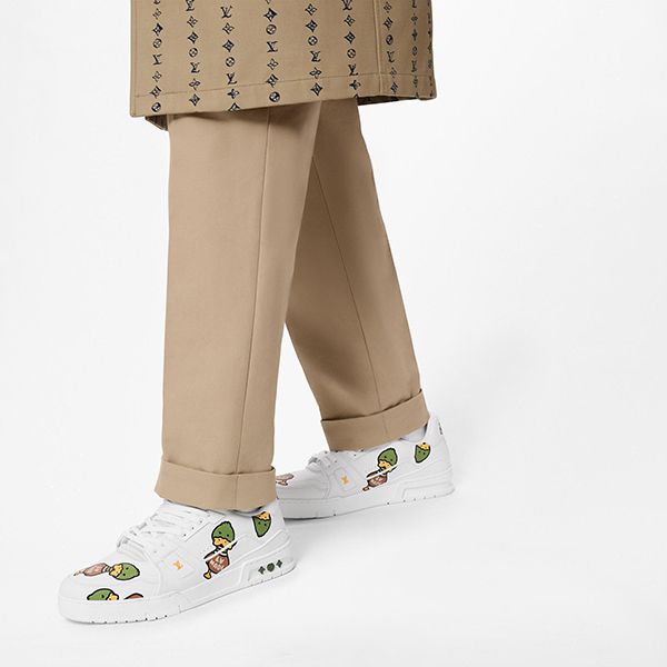 超可愛★ルイヴィトン LVトレイナーライン 偽物 スニーカー 1A9JC1