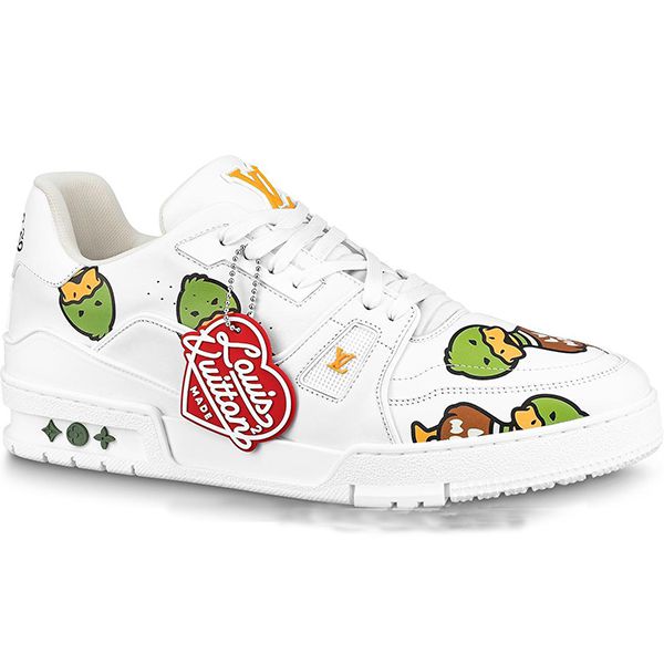 超可愛★ルイヴィトン LVトレイナーライン 偽物 スニーカー 1A9JC1